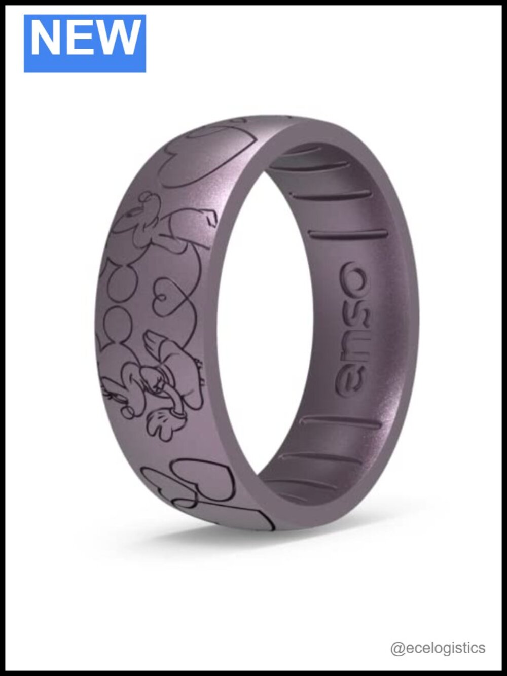 Disney Silicone Ring Band Comfortable Flexible Valentine's Day Gift